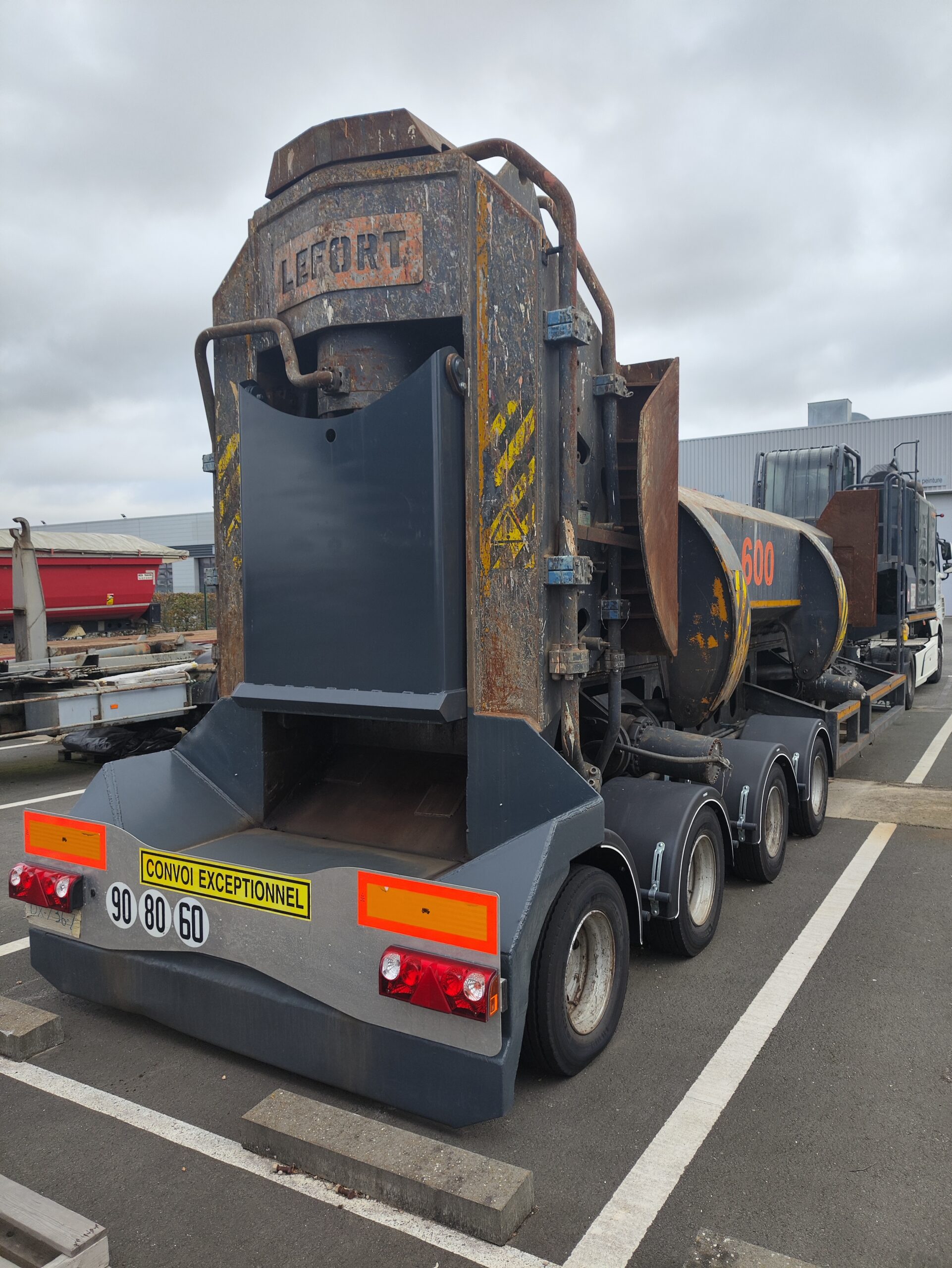 Cisaille mobile LEFORT 600 tonnes de 2011
