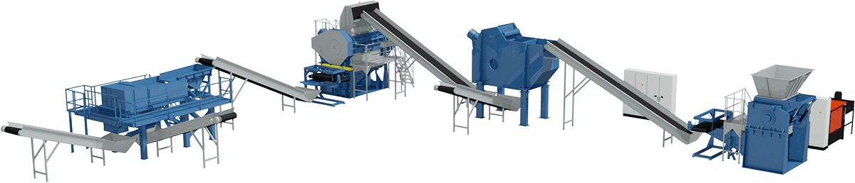 Eldan recycling - recyclage de l'aluminium : ligne de recyclage