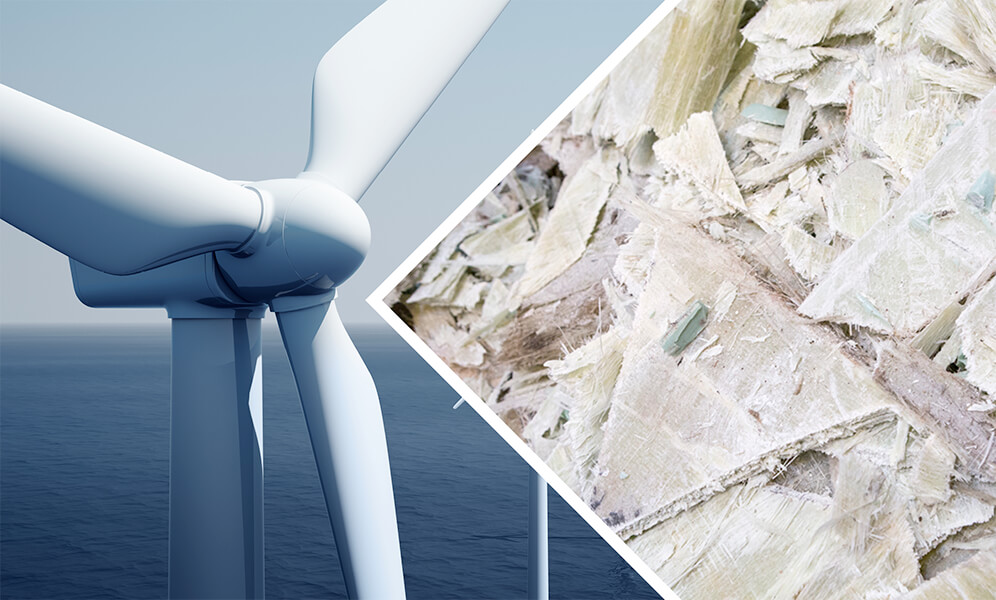 Eldan recycling - recyclage de divers matériaux : recyclage d’éoliennes