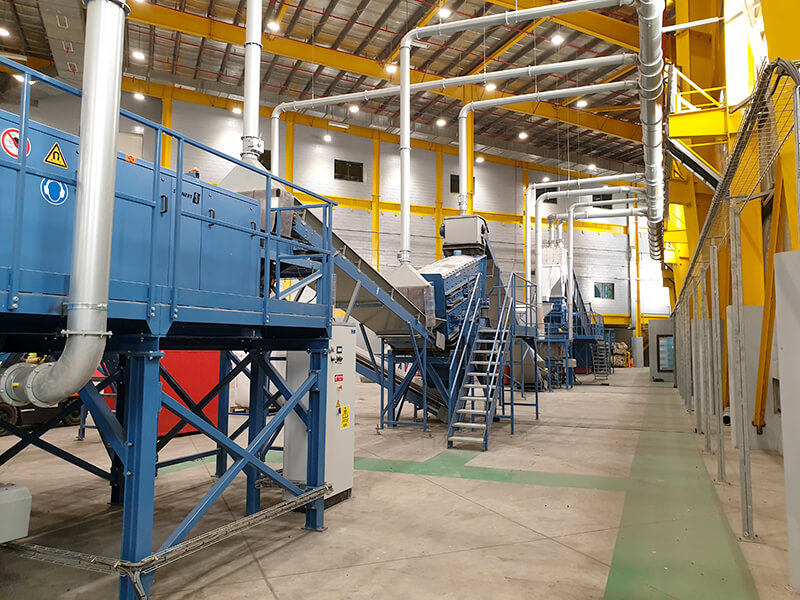 Eldan recycling - recyclage des déchets électriques et électroniques (deee ou weee) : ligne de recyclage